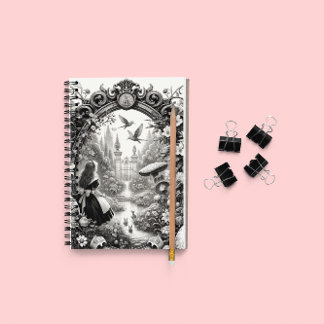 CADERNO ESPIRAL NOTEBOOK WONDERLAND
