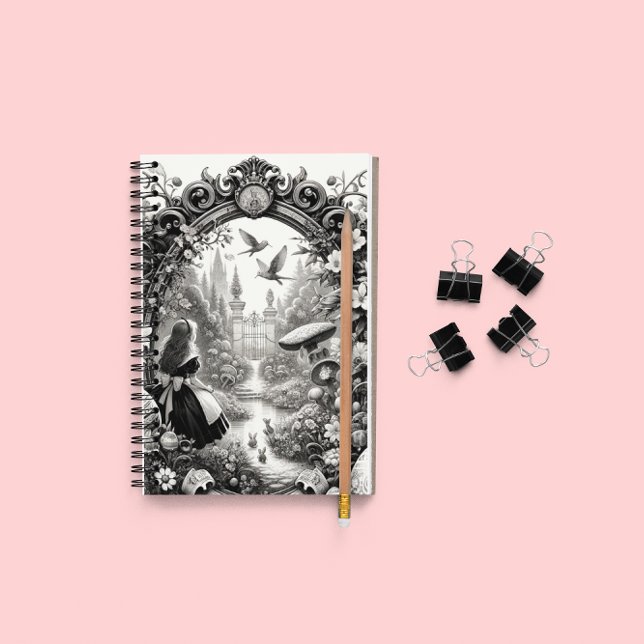 CADERNO ESPIRAL NOTEBOOK WONDERLAND (Criador carregado)