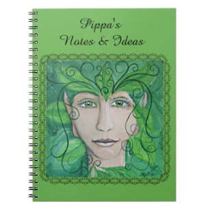 Caderno Espiral Notebook Wood Nymph, Jotter, Notepad