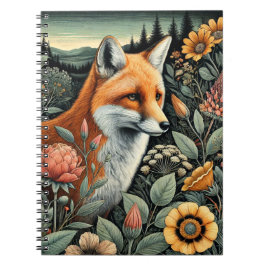 Caderno Espiral Notebook Woodland Fox Spiral | Bastante Animal