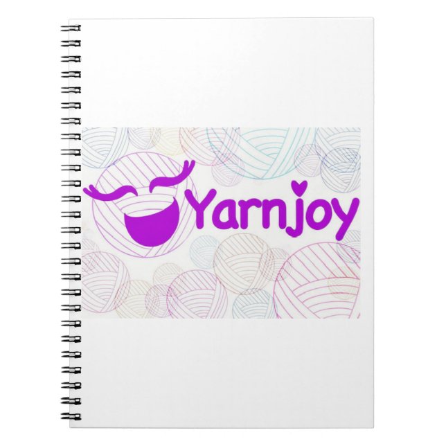 Caderno Espiral Notebook Yarnjoy (Frente)