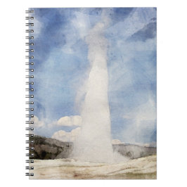 Caderno Espiral Notebook Yellowstone, Diário do Parque Nacional