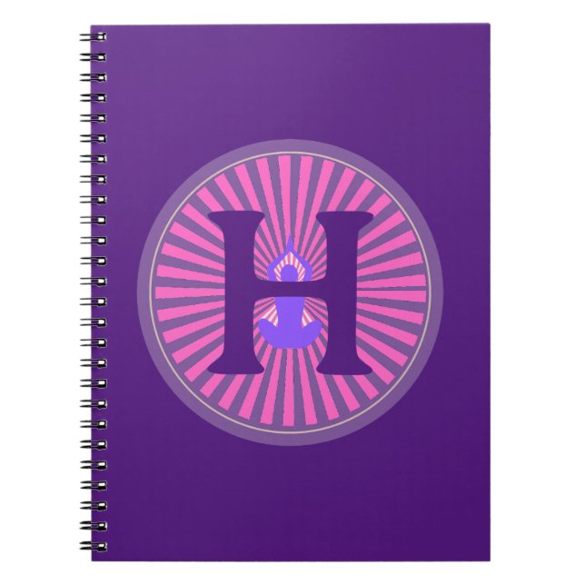 Caderno Espiral Notebook - Yoga Zen - Personalizado - Adicionar In (Frente)