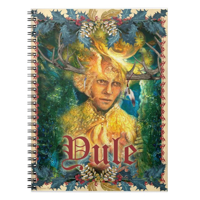 Caderno Espiral Notebook YULE WINTER SOLSTICE (Frente)