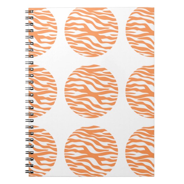 Caderno Espiral Notebook Zebra Print Bolinhas (Frente)