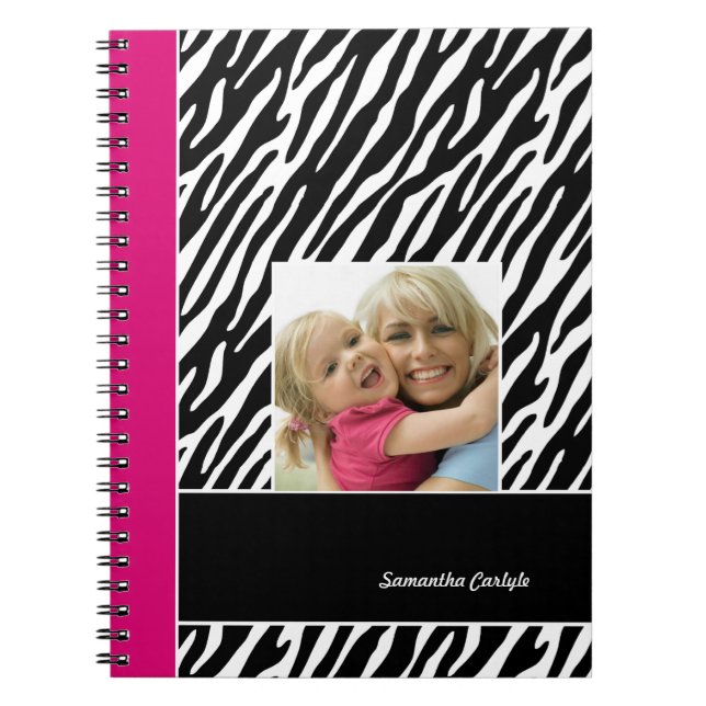 Caderno Espiral Notebook Zebra Selvagem (Frente)