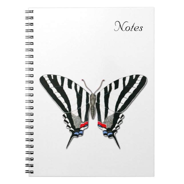 Caderno Espiral Notebook Zebra Swallowtail (Frente)