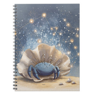 Caderno Espiral Notebook Zodiac cancer