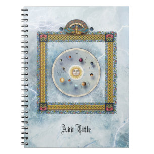 Caderno Espiral Notebook Zodiac Grimoire & Astrology