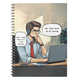 Caderno Espiral Notebook 'Zoom Gloom'