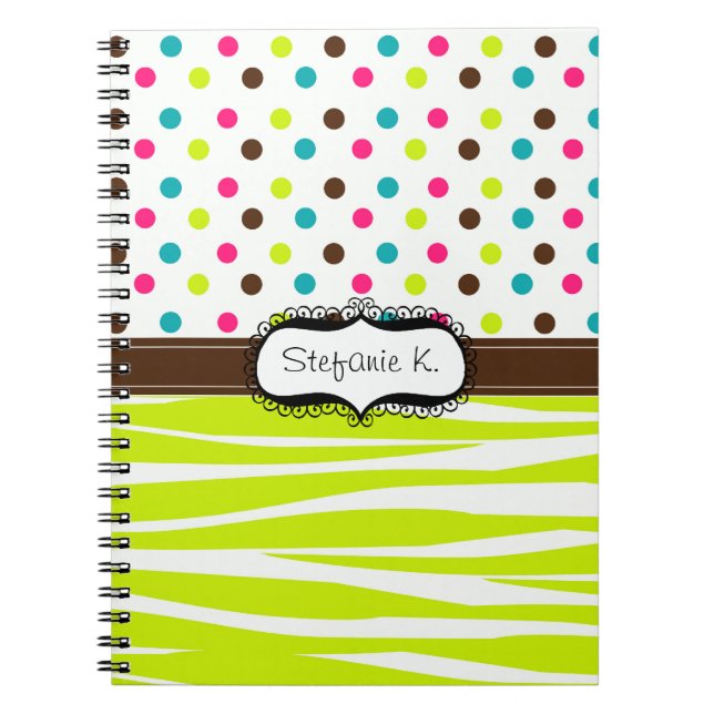 Caderno Espiral Notebooks Chic por Young Bonito e Wild (Frente)