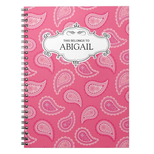 Caderno Espiral Notebooks com Espiral Personalizados e Bonitos (Frente)