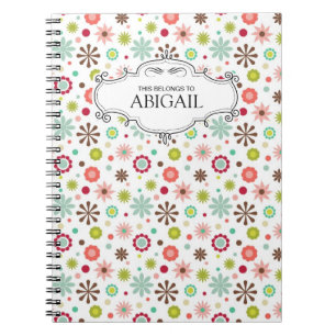 Caderno Espiral Notebooks com Espiral Personalizados e Bonitos