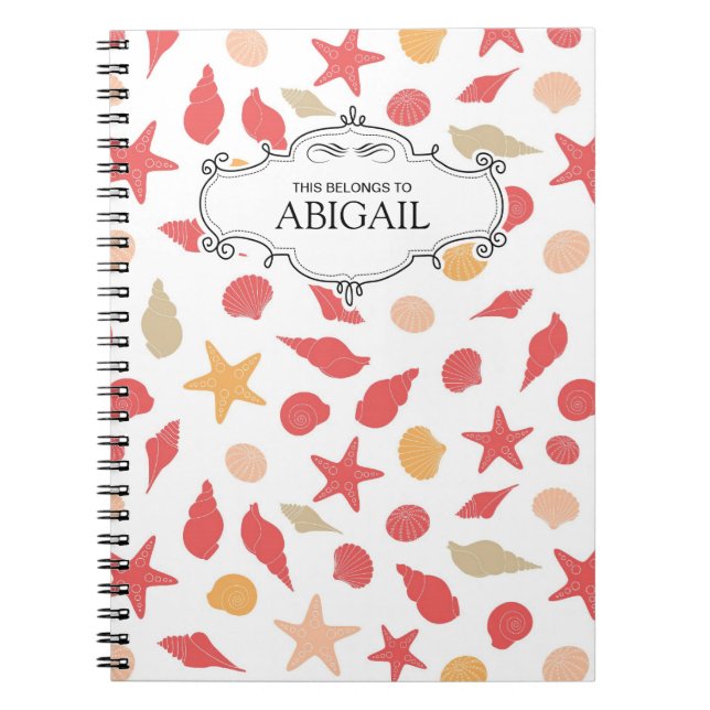 Caderno Espiral Notebooks com Espiral Personalizados e Bonitos (Frente)