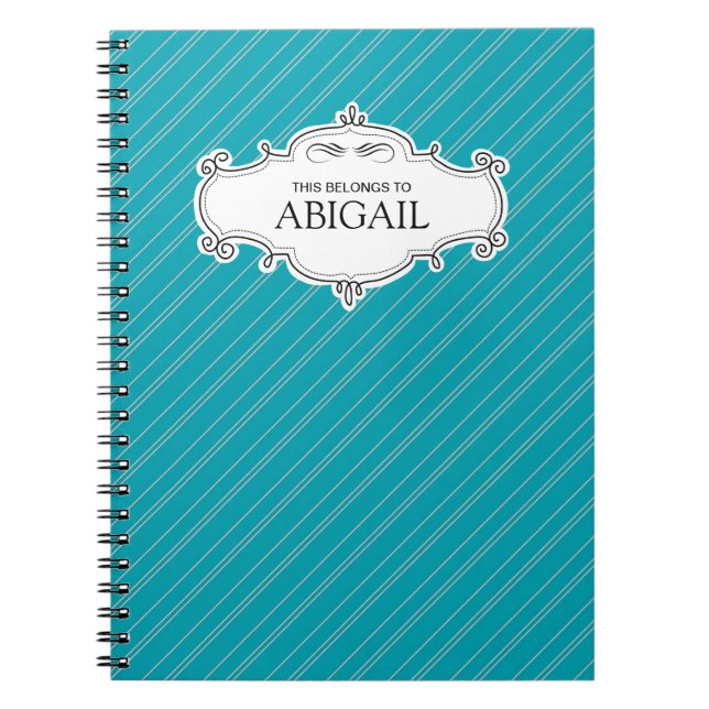 Caderno Espiral Notebooks com Espiral Personalizados e Bonitos (Frente)