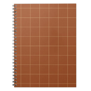 Caderno Espiral Notebooks com Verificador de Mahogany