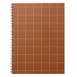 Caderno Espiral Notebooks com Verificador de Mahogany