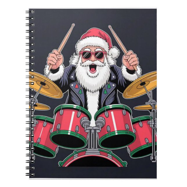 Caderno Espiral Notebooks de Natal - Diários Festivos e Férias (Frente)
