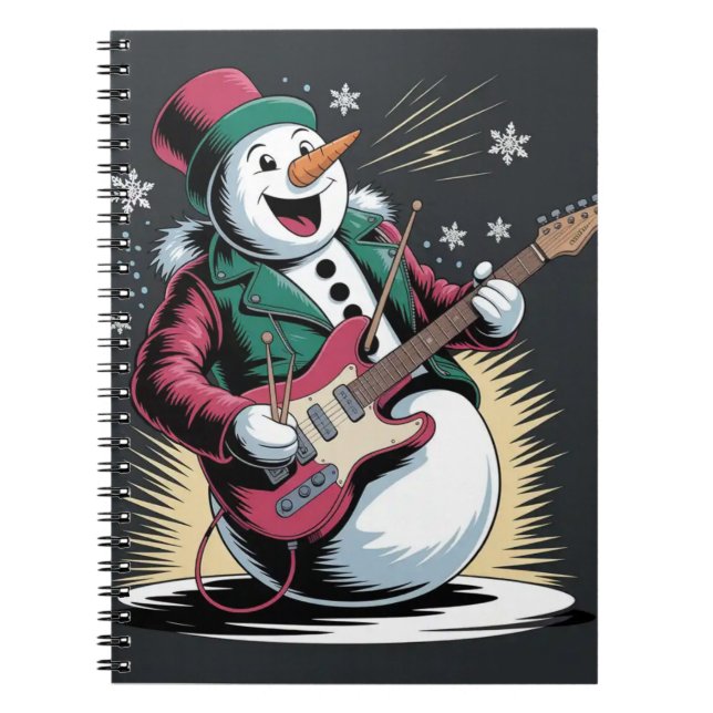 Caderno Espiral Notebooks de Natal - Diários Festivos e Férias (Frente)
