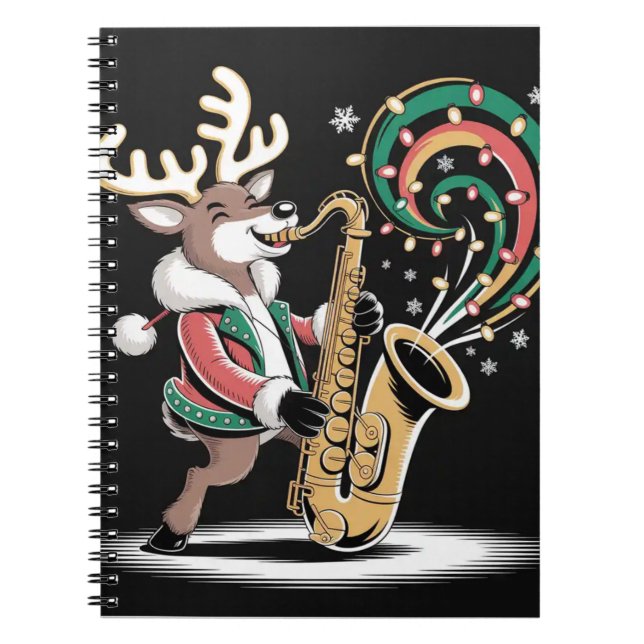 Caderno Espiral Notebooks de Natal - Diários Festivos e Férias (Frente)