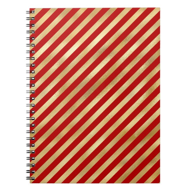 Caderno Espiral Notebooks de Natal Elegantes (Frente)