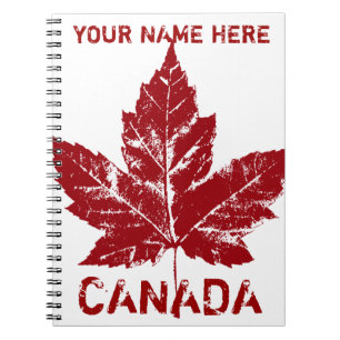 Caderno Espiral Notebooks Diário Canadá Personalizados para Souv