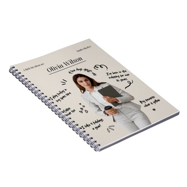 Caderno Espiral Notebooks e Diários (Lado Direito)