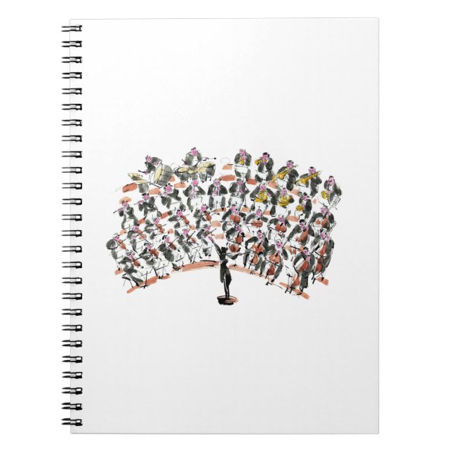 Caderno Espiral Notebooks e Diários para orquestra (Frente)