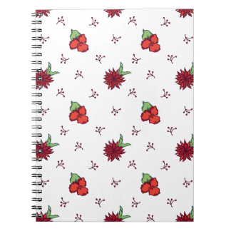 Caderno Espiral Notebooks espirais de flores para Escrevendo criat