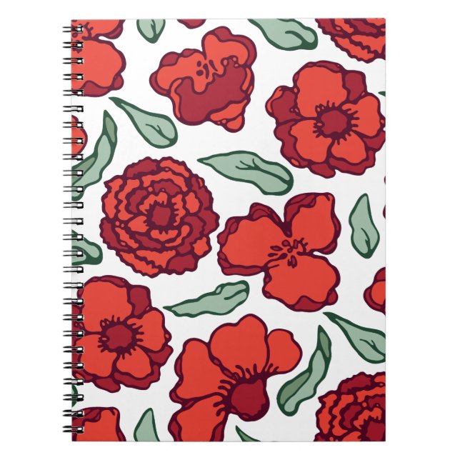 Caderno Espiral Notebooks Espirais Flores para Reflexão Mindígena (Frente)