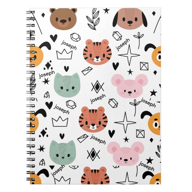 Caderno Espiral Notebooks for Kindergarten – Spiral Notebook (Frente)