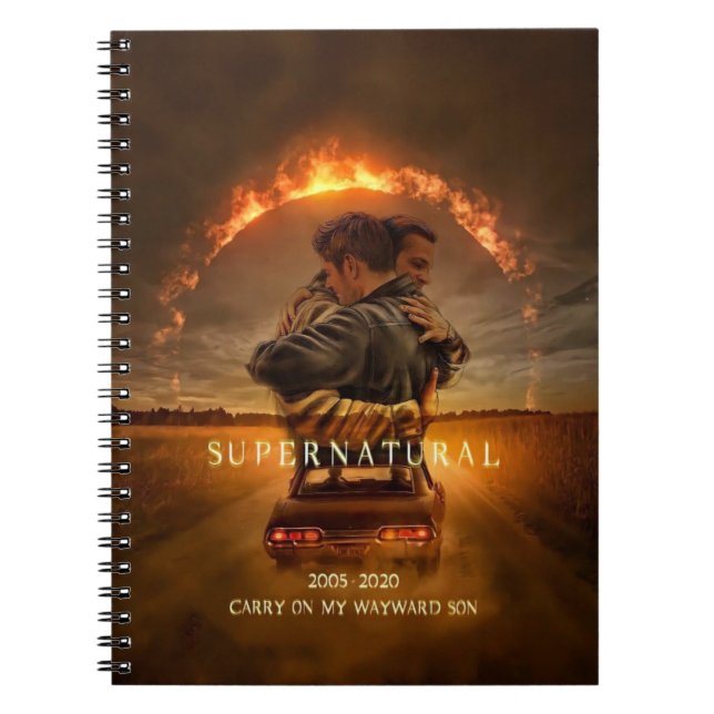 Caderno Espiral Notebooks Fratelli Winchester (Frente)