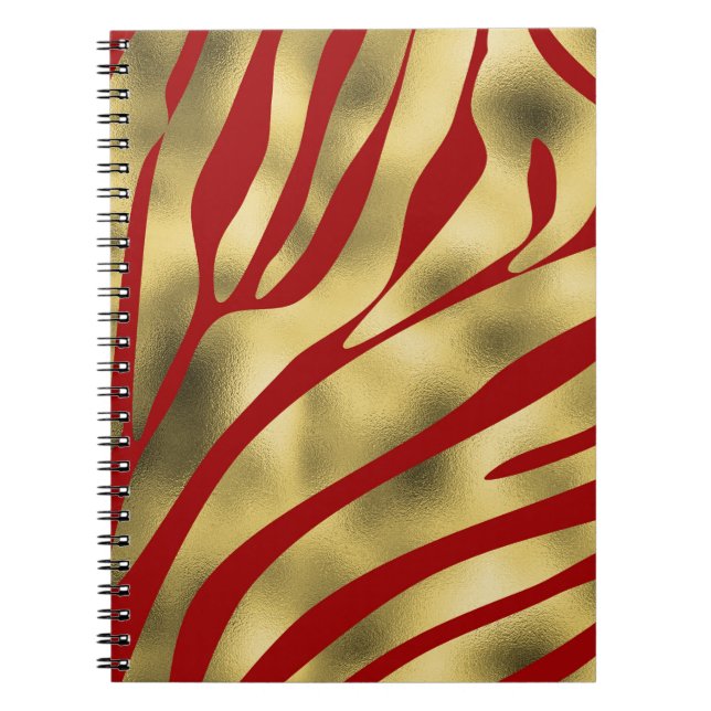 Caderno Espiral Notebooks para animais de Natal festivos (Frente)