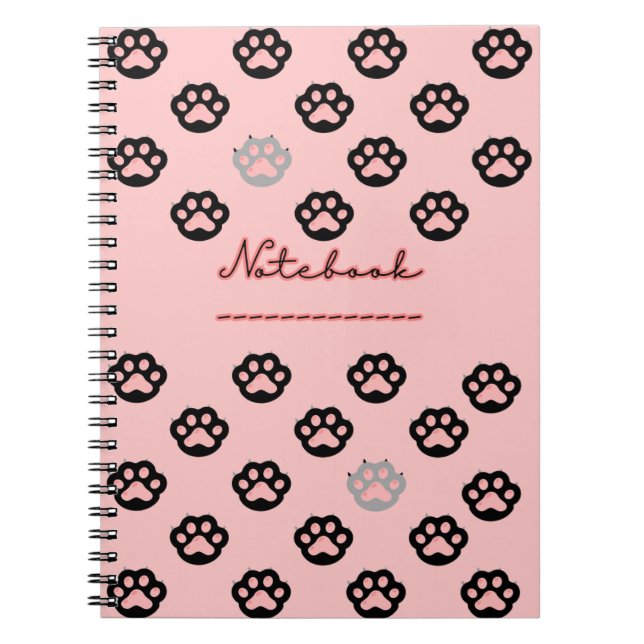 Caderno Espiral Notebooks para gatos-balos (Frente)