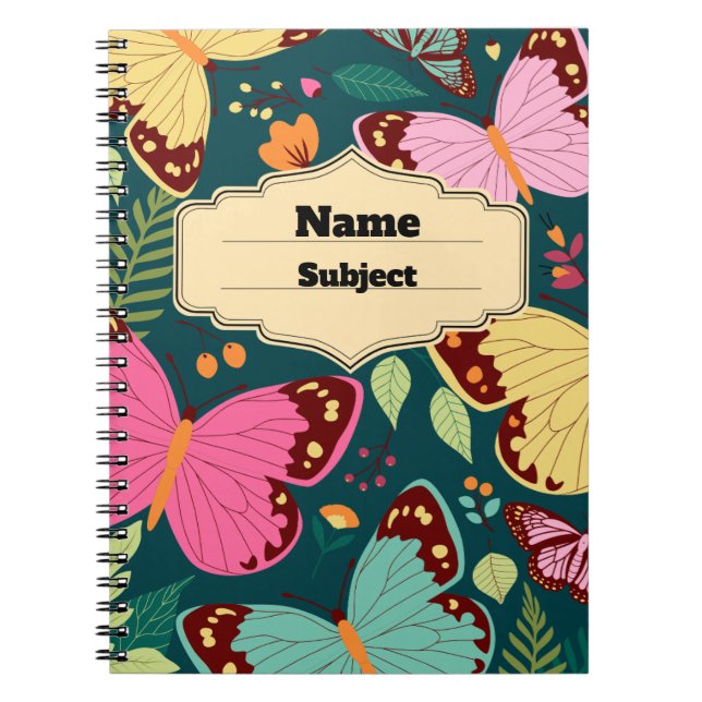 Caderno Espiral Notebooks personalizados (Frente)