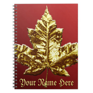 Caderno Espiral Notebooks personalizados Diário Souvenir Canadá