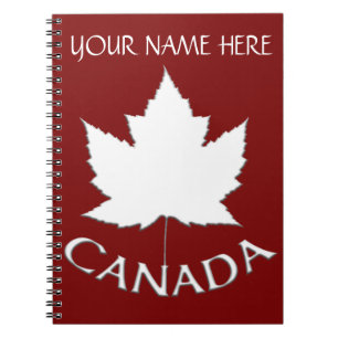 Caderno Espiral Notebooks personalizados Diário Souvenir Canadá