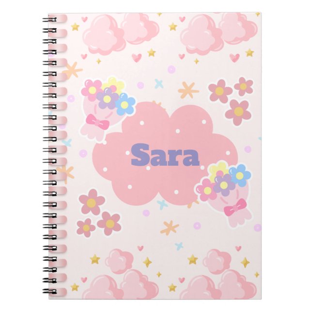 Caderno Espiral Notebooks personalizados para a escola (Frente)