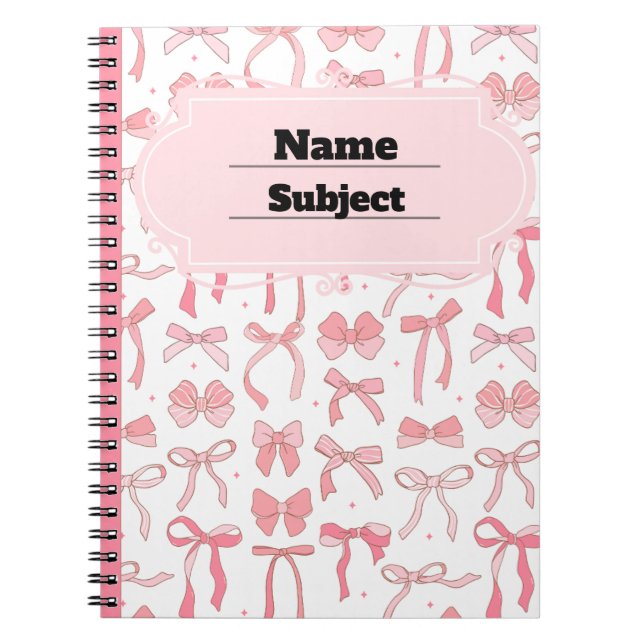 Caderno Espiral Notebooks personalizados para a escola - personali (Frente)