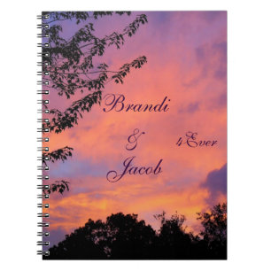 Caderno Espiral Notebooks Summer Sunset Romance *Personalizar*