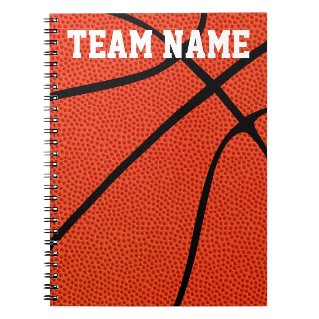 Caderno Espiral Notebooks, treinadores ou equipes personalizados d (Frente)