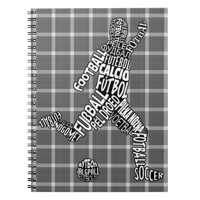 Caderno Espiral Notepad da Tipografia do Futebol (Frente)