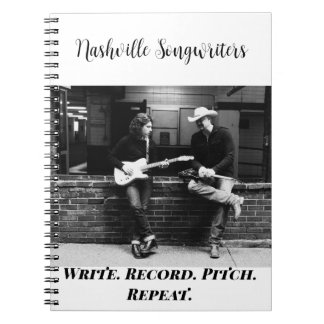 Caderno Espiral Notepad de compositores de Nashville