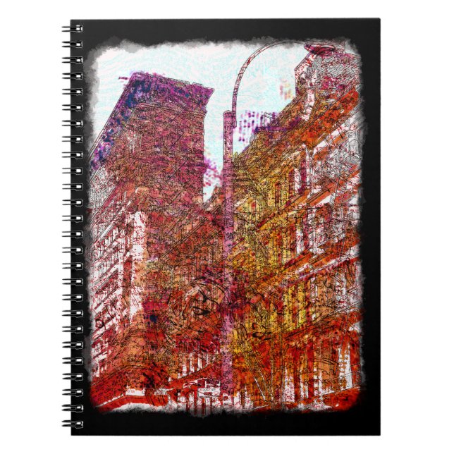 Caderno Espiral Notepad de Soho, Nova Iorque (Frente)