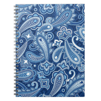 Caderno Espiral Notepad Impressão Paisley