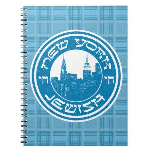 Caderno Espiral Notepad Judaico de Nova Iorque