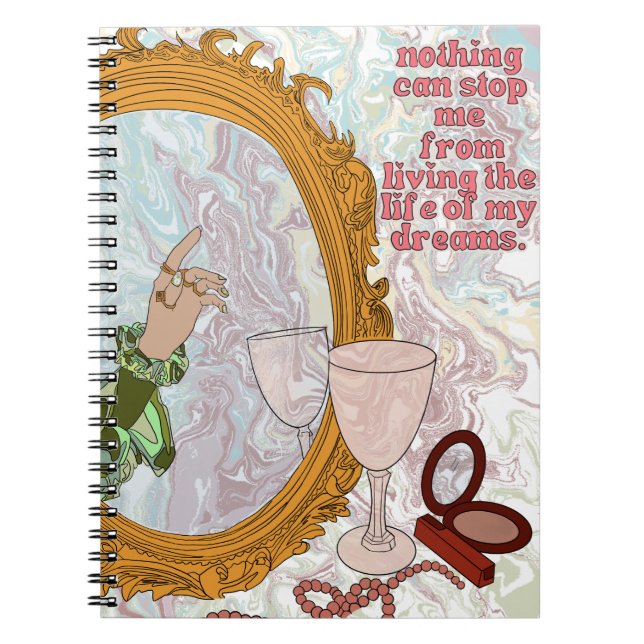 CADERNO ESPIRAL NOTHING CAN STOP ME... NOTEBOOK  (Frente)