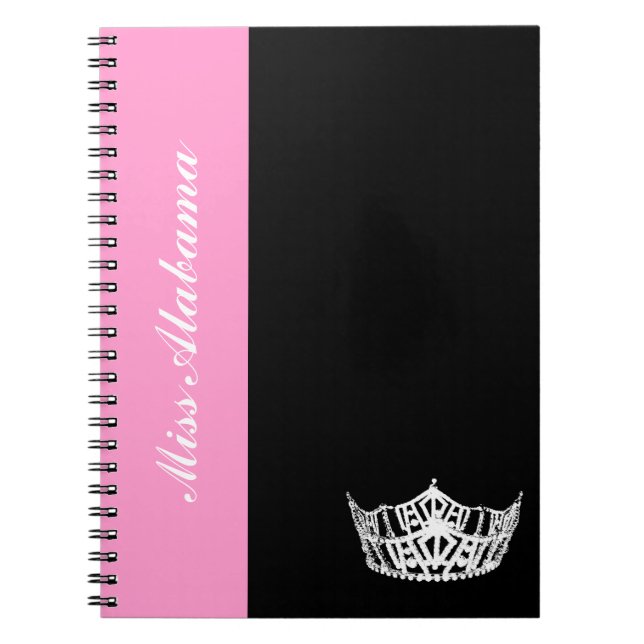Caderno Espiral Notícias da Rainha Pageant (Frente)