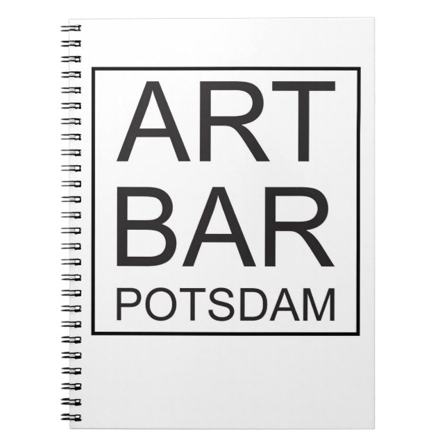 Caderno Espiral Notizblock ART & Bar by ART & Commerz Potsdam (Frente)