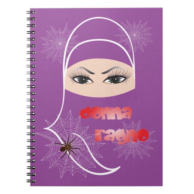 Caderno Espiral Notizblock Spider Women (Frente)